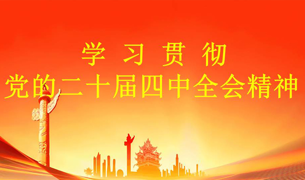 學(xué)習(xí)貫徹黨的二十屆四中全會(huì)精神